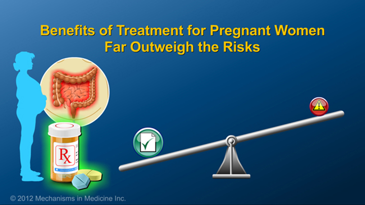 IBD Treatment Benefits while Pregnant