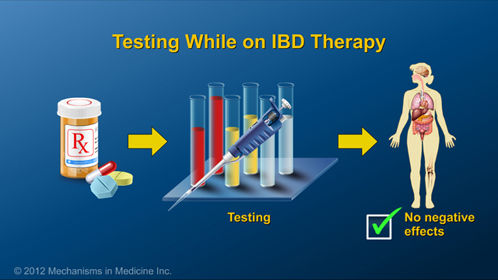 Testing while on IBD Therapy